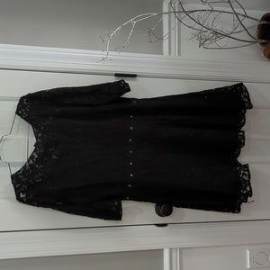 💥50% sale💥Jaime lace little black dress sz16 #c45